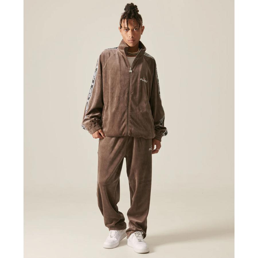 FUBU フブ ベロア セットアップ 上下セット ベルベット トラック