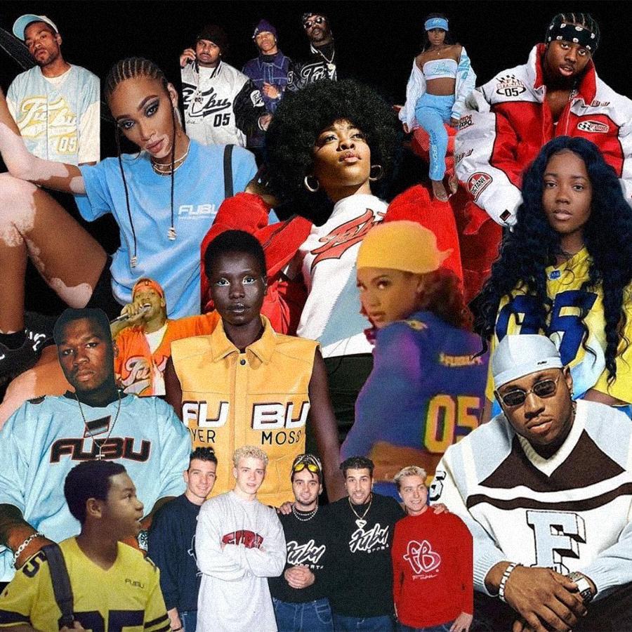 FUBU フブ ベロア セットアップ 上下セット ベルベット トラック