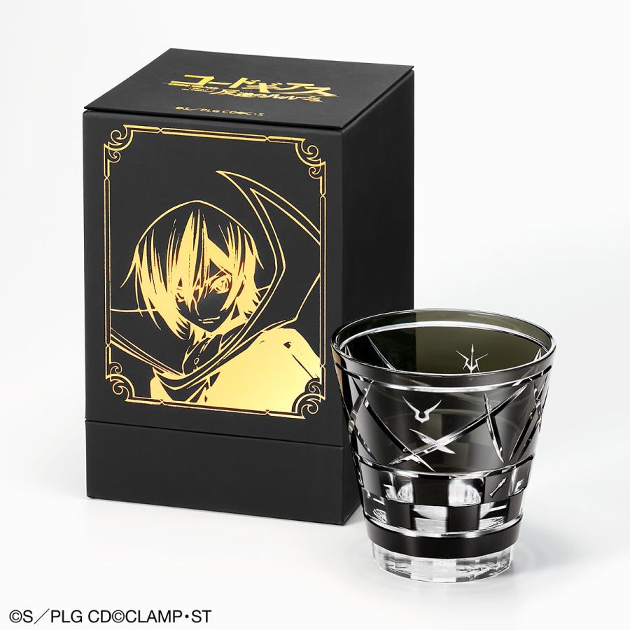 コードギアス 反逆のルルーシュ 江戸切子グラス プレミコ ルルーシュ