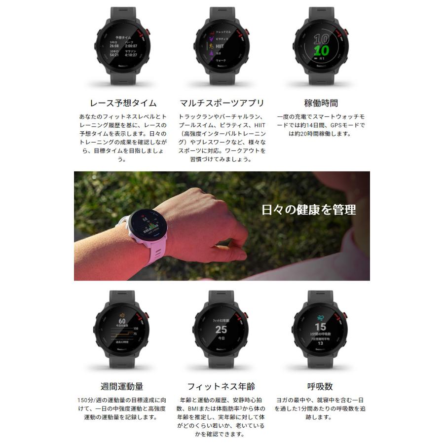 Forerunner ガーミン GARMIN GPSランニングウォッチ ForeAthlete 55