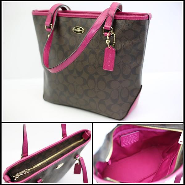 COACH（コーチ） イコー質店 シグネチャー ジップ トップ トート