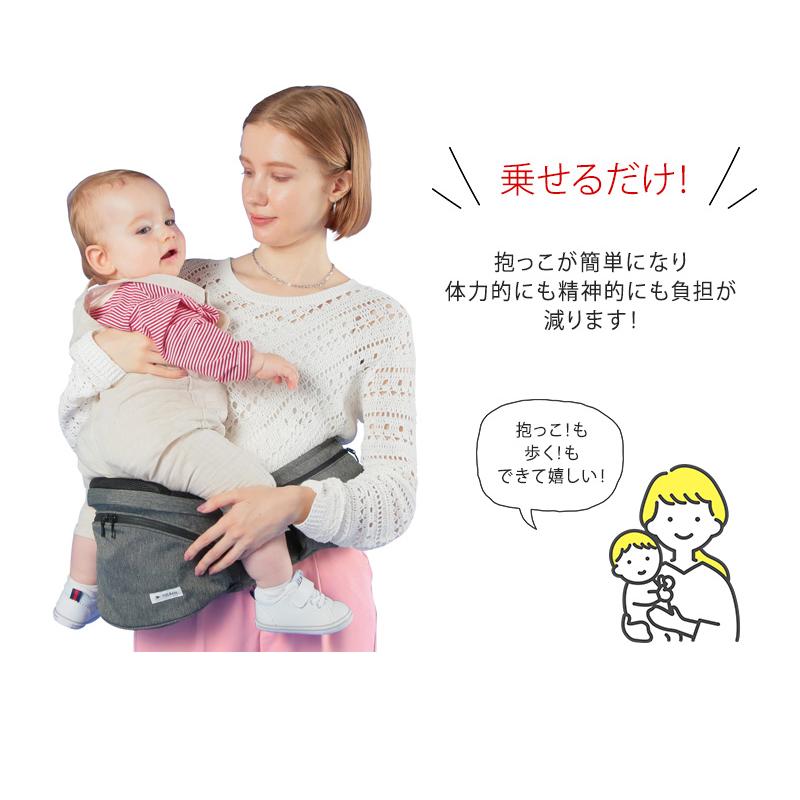 ポルバン アドバンス ヒップシート + ダブルショルダーセット 抱っこ紐