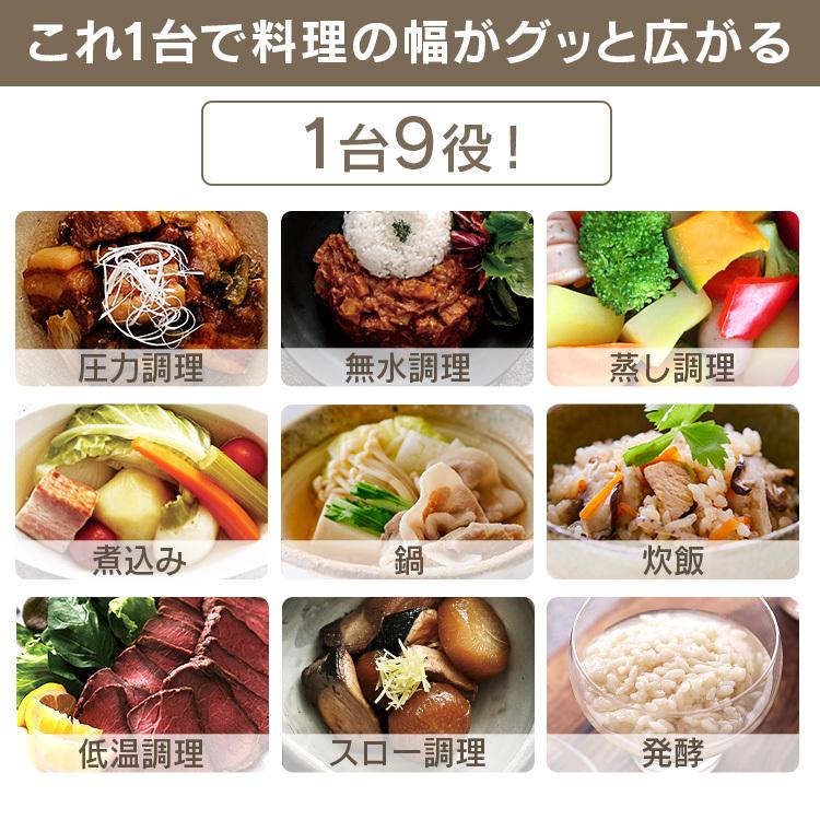 IRIS OHYAMA（アイリスオーヤマ） 電気圧力鍋 レシピ本 圧力鍋 3L 鍋