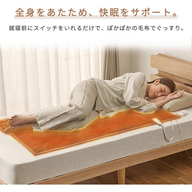 IRIS OHYAMA（アイリスオーヤマ） 電気毛布 敷毛布 抗菌防臭 シングル
