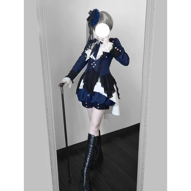 王子風ロリータ 皇子系 少年装 3点セット 上品 エレガント 男装 王子装