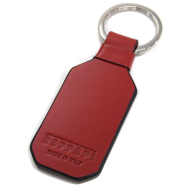 Ferrari（フェラーリ） フェラーリ純正 レザーベースキーリング(レッド