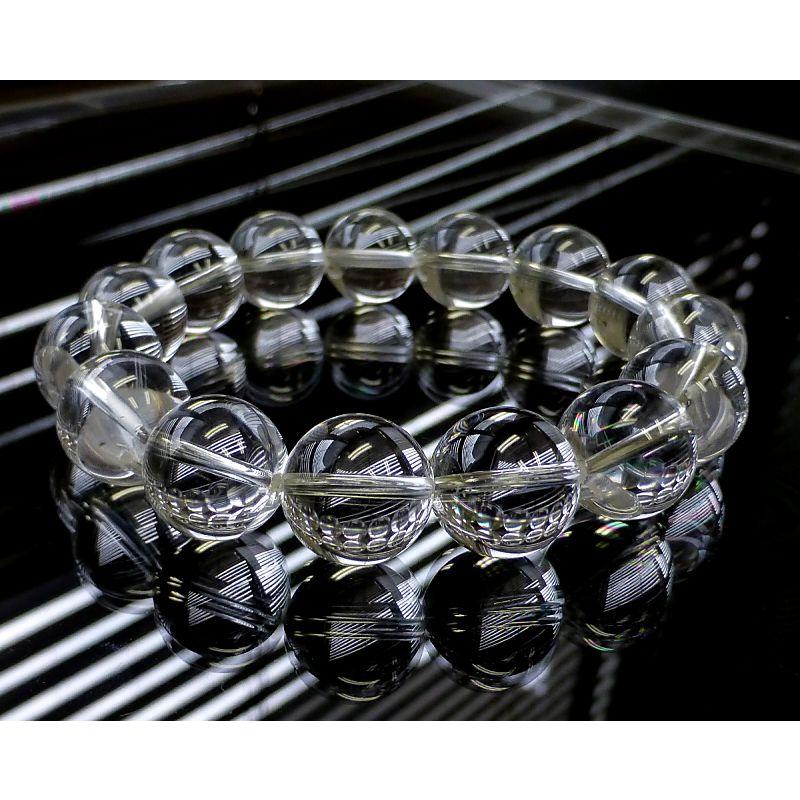 天然水晶 ブレスレット 14mm玉 最高級（5A） : shopooo by GMO - 通販