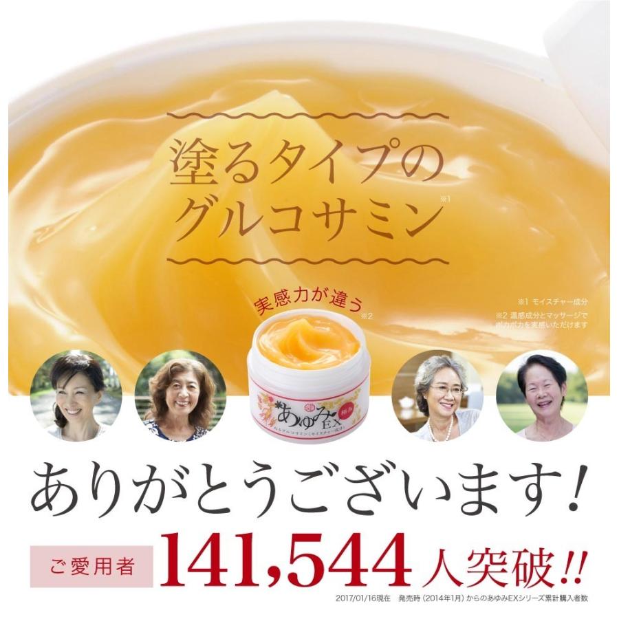 あゆみEX グルコサミン10倍 塗るグルコサミン コンドロイチン クリーム