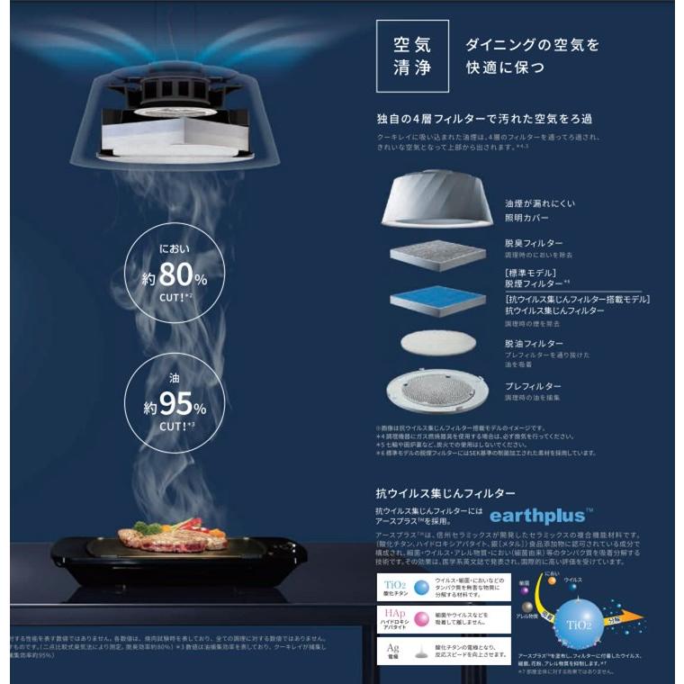 富士工業製（富士工業）C-BE511-WV クーキレイ 抗ウイルス集じん