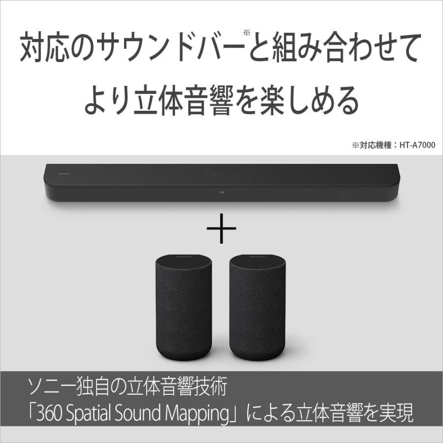 SONY（ソニー） バッテリー内蔵リアスピーカー(ペア) SONY SA-RS5 返品
