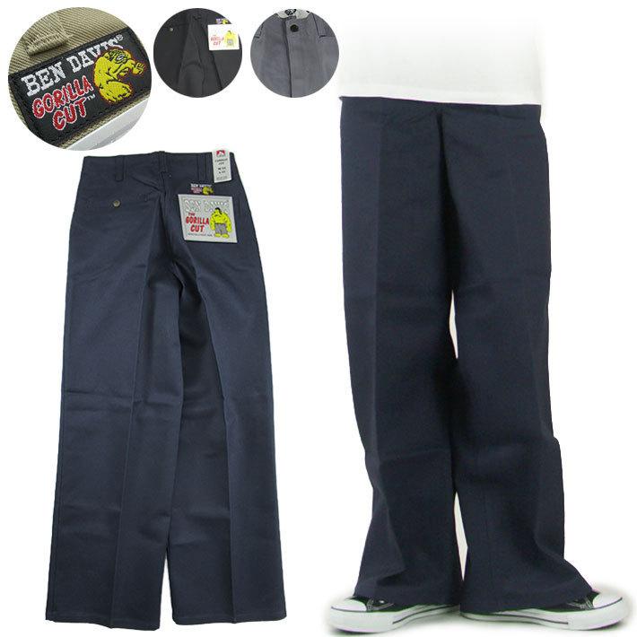 BEN DAVIS（ベンデイビス） ワークパンツ 極太ストレート ゴリラカット