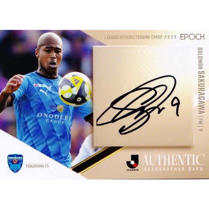 櫻川ソロモン/横浜FC】エポック 2025 Jリーグオフィシャルカード [直筆