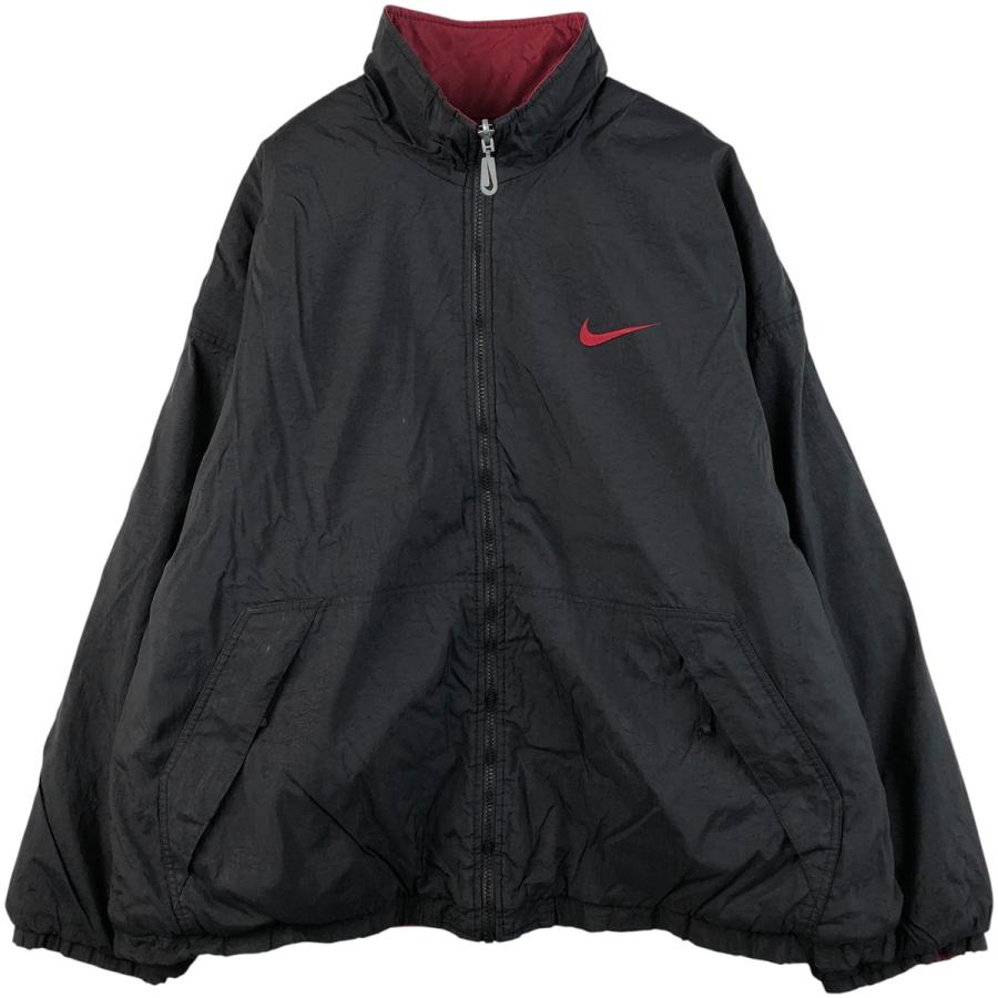 NIKE（ナイキ） 古着 90年代 リバーシブル バックロゴ 中綿ジャケット