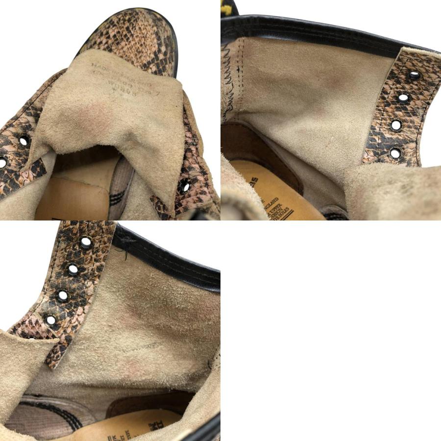 Dr.Martens（ドクターマーチン） 古着 蛇柄 パイソン柄 8ホールブーツ