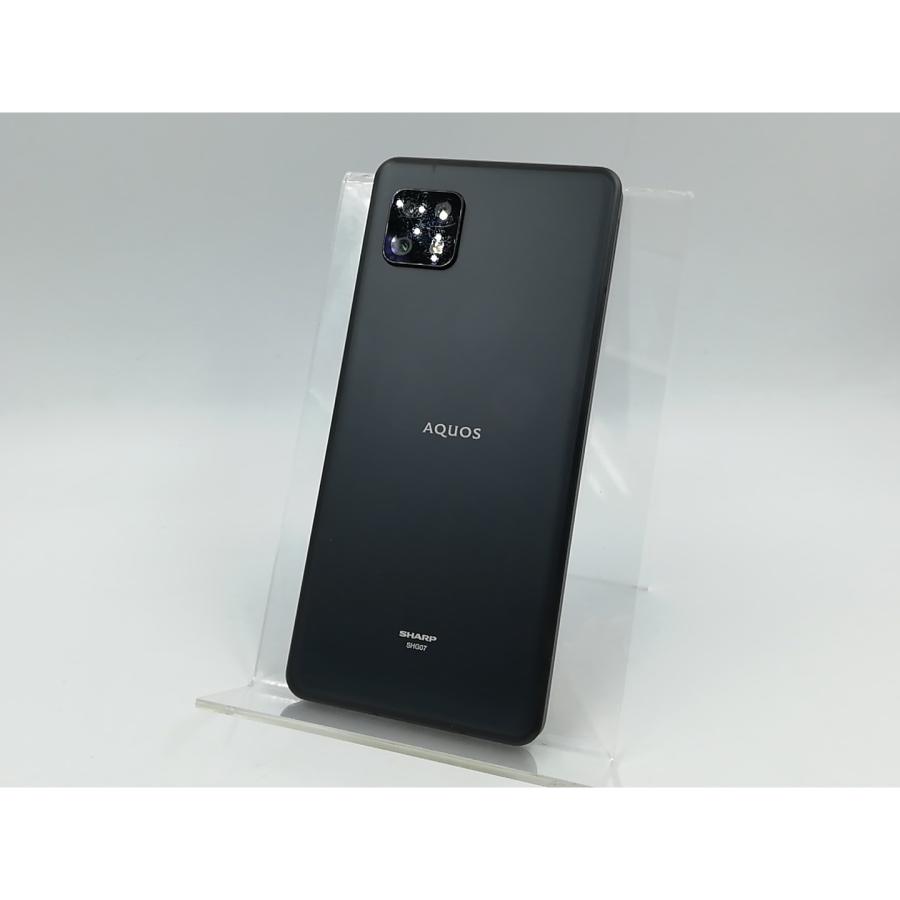 中古】SHARP au 【SIMフリー】 AQUOS sense6s ブラック 4GB 64GB SHG07