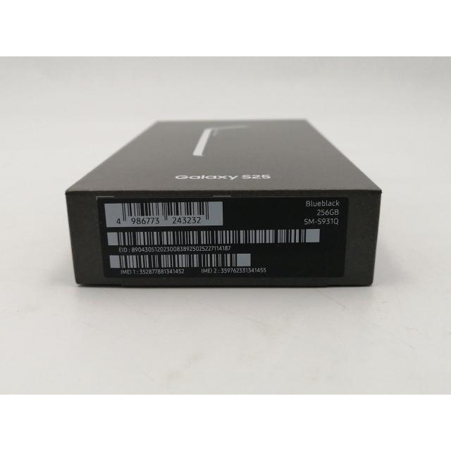 未使用】SAMSUNG 国内版 【SIMフリー】 Galaxy S25 ブルーブラック