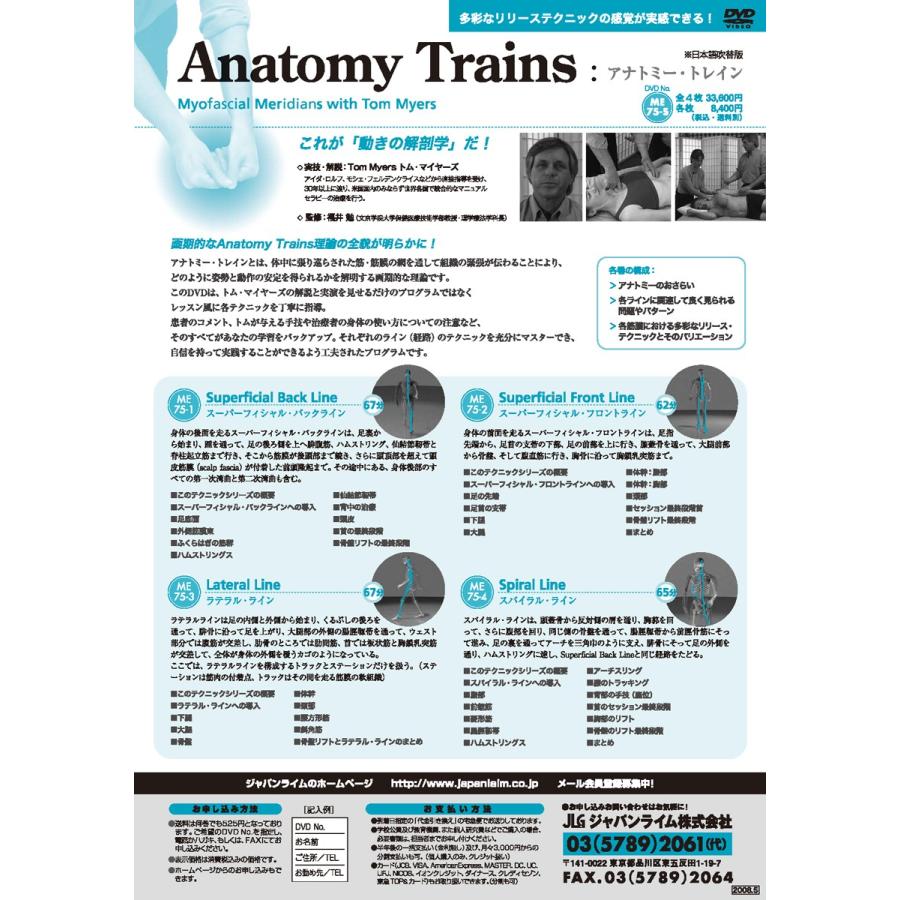 ジャパンライム Anatomy Trains アナトミー・トレイン 理学療法 トム