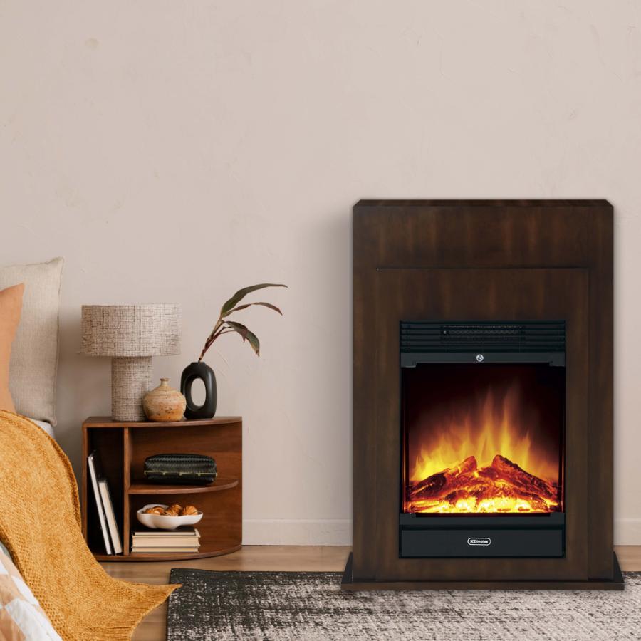 Optiflame Dimplex 薄型設計の暖炉型ファンヒーター ベリーニ 電気暖炉