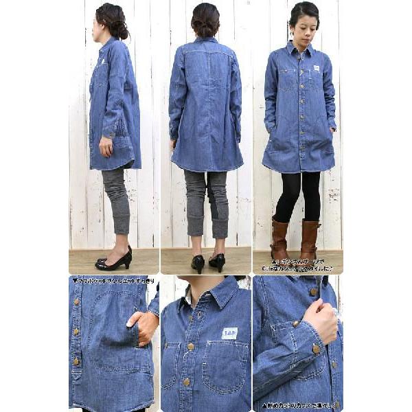 Lee（リー） Lee(リー/Ladies) カバーオール風デニムワンピース (89622