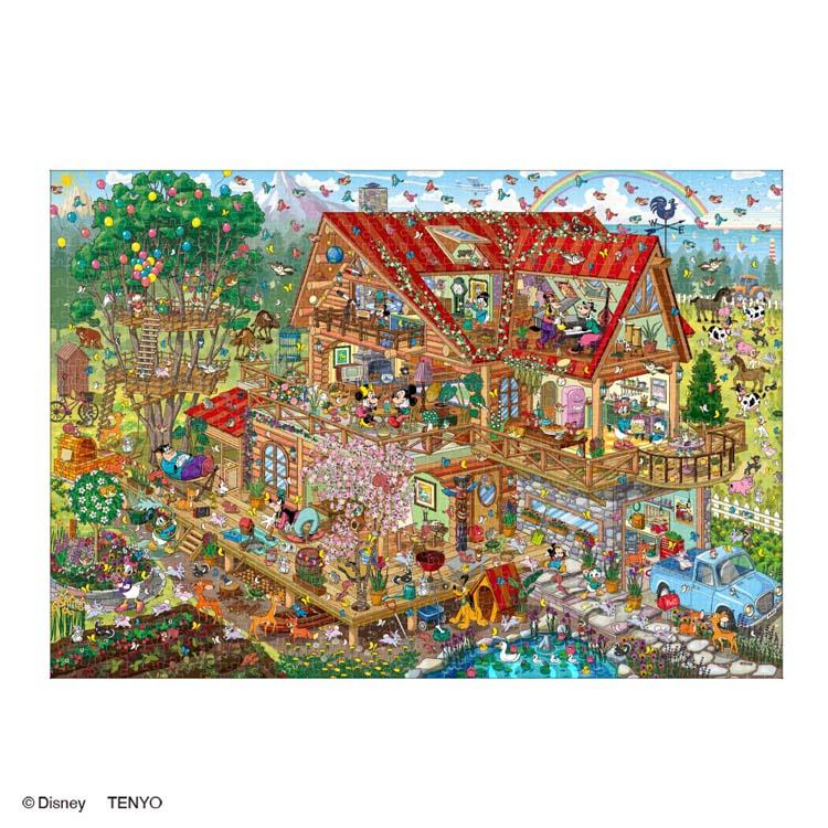 テンヨー（Tenyo） ジグソーパズル 1000ピース にぎやかなログハウス