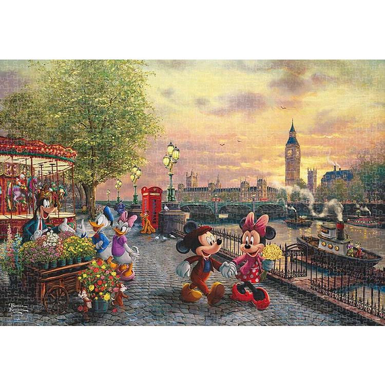 テンヨー ミッキー ミニー ジグソーパズル 1000ピース ディズニー 夜間