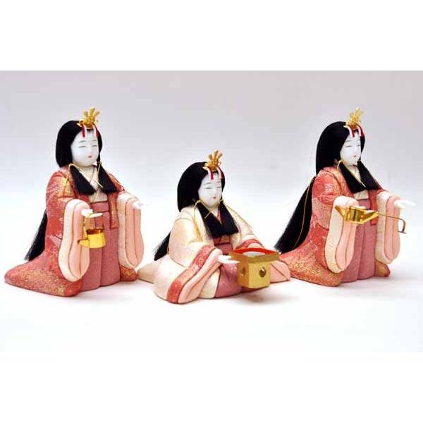 きめこみ雛 木目込み ひな人形 15人揃 小ぶり コンパクト 東京 吉徳