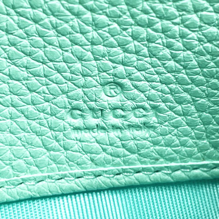 GUCCI（グッチ） 長財布 573612 ズゥミ レザー グリーン ミント