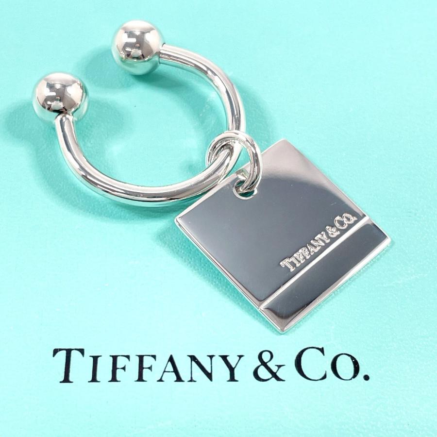 TIFFANY&Co.（ティファニー） キーリング スクエアチャーム シルバー