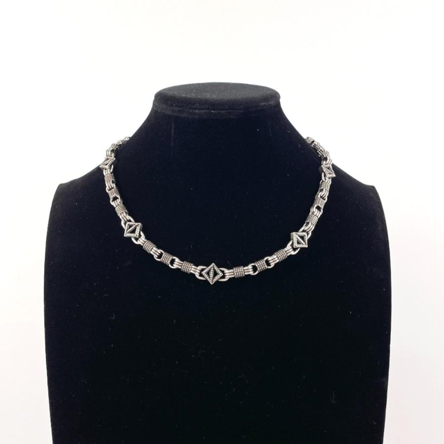 ディオール Dior ネックレス CD ダイヤモンド シルバー アクセサリー