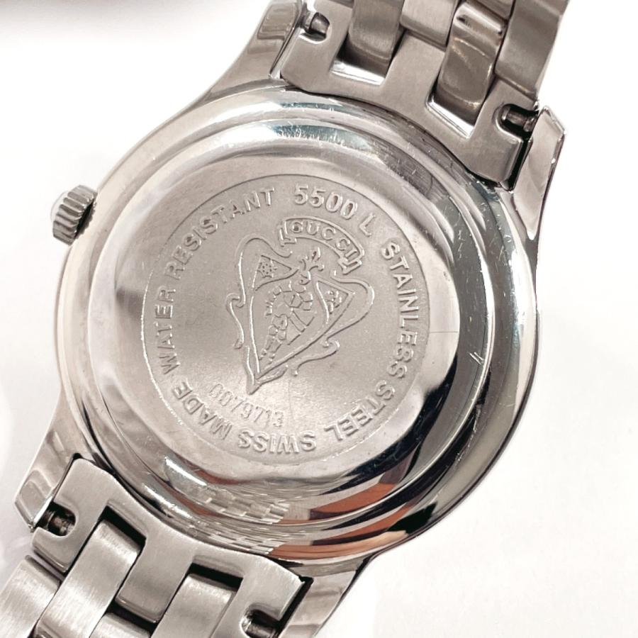 GUCCI（グッチ） 腕時計 5500L ステンレススチール シルバー クオーツ