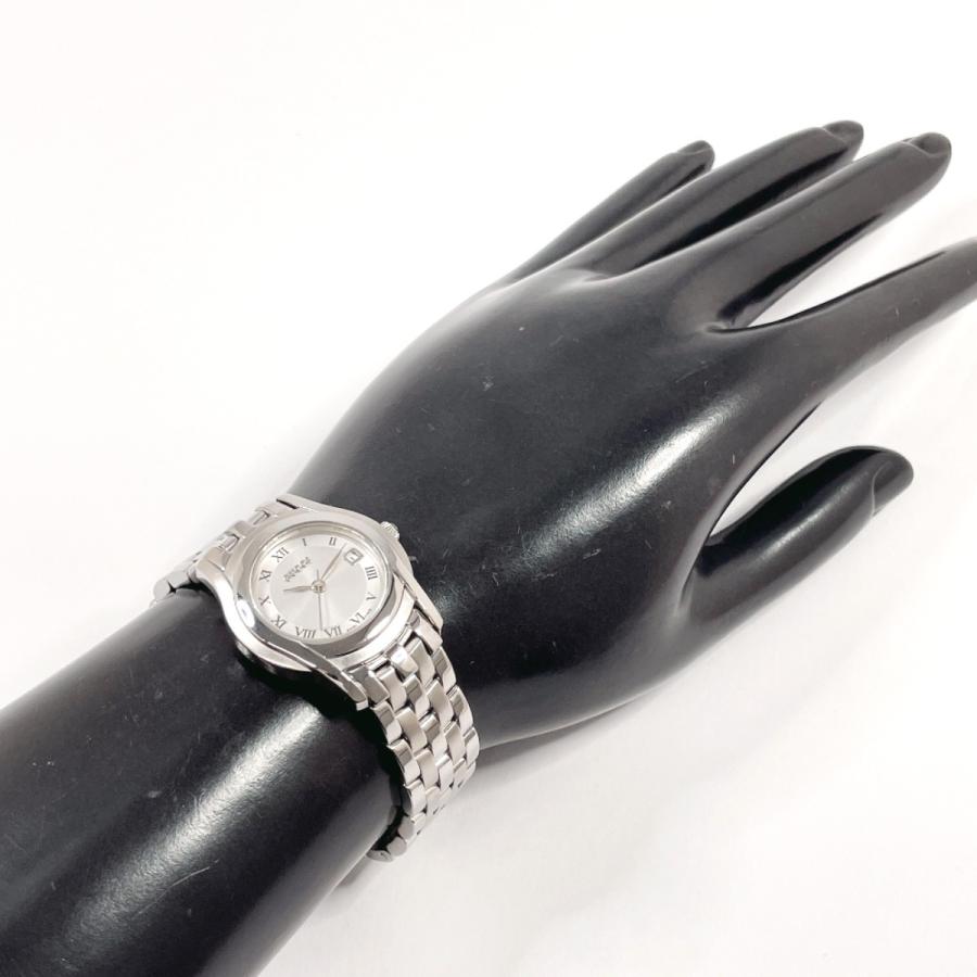 GUCCI（グッチ） 腕時計 5500L ステンレススチール シルバー クオーツ