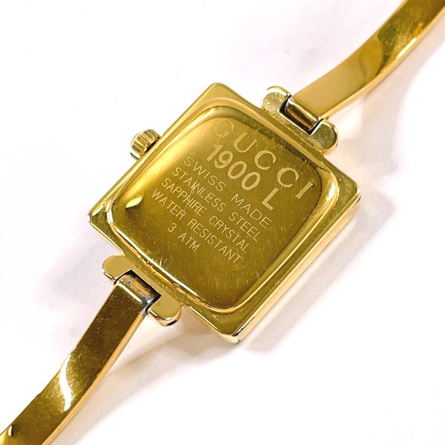 GUCCI（グッチ） 腕時計 1900L ステンレススチール ゴールド クオーツ
