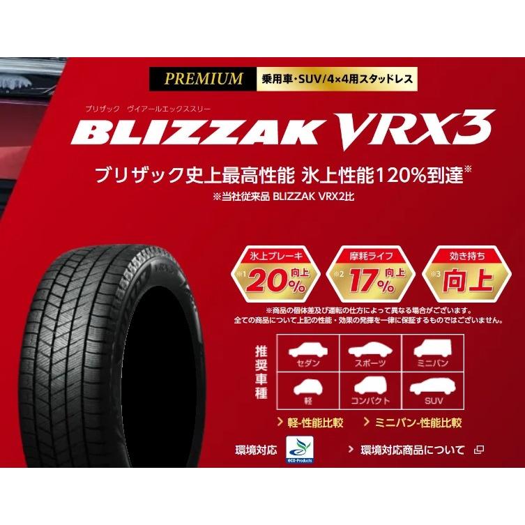 ブリザック VRX3 2025年製造 ブリヂストン 175/65R15 国産 新品