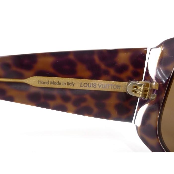 美品 ルイヴィトン サングラス レオパード マルキーズ Z0207E ブラウン