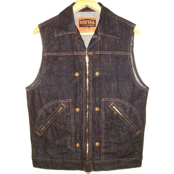 VISE レッドテイル バイカー仕様 フロントWジッパー仕様 インディゴ