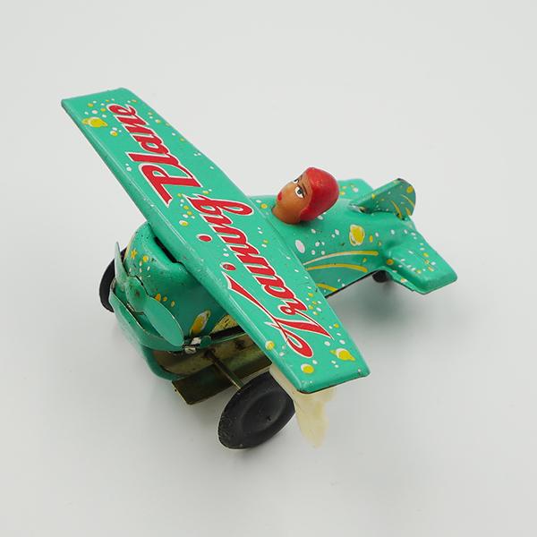 ブリキ おもちゃ 昭和レトロ 飛行機 traning plane 完成品