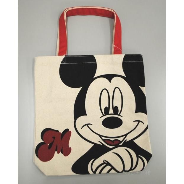 Disney（ディズニー） ミッキー 帆布フェイストートバッグ(K-9216 MK