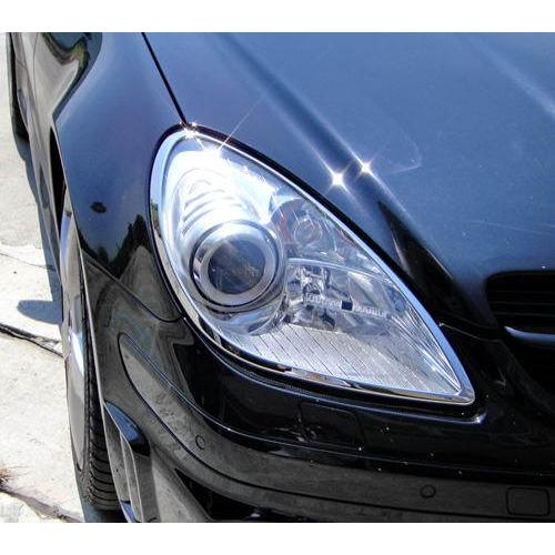 メルセデス ベンツ メッキ ヘッドライト ヘッドランプ リング R171