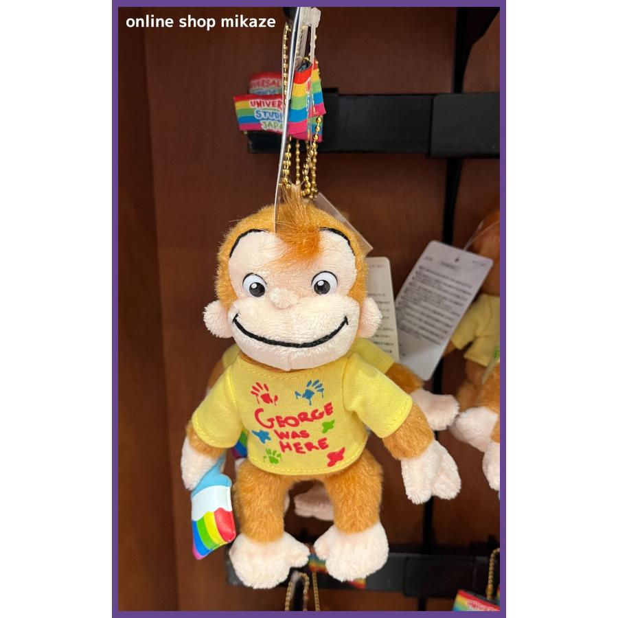 USJ おさるのジョージ ぬいぐるみキーチェーン お土産 グッズ ユニバ