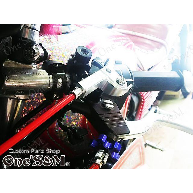 CBX400F CBX550F 軽ッチSP 対応 別体CNCチョークレバー ミラーホール