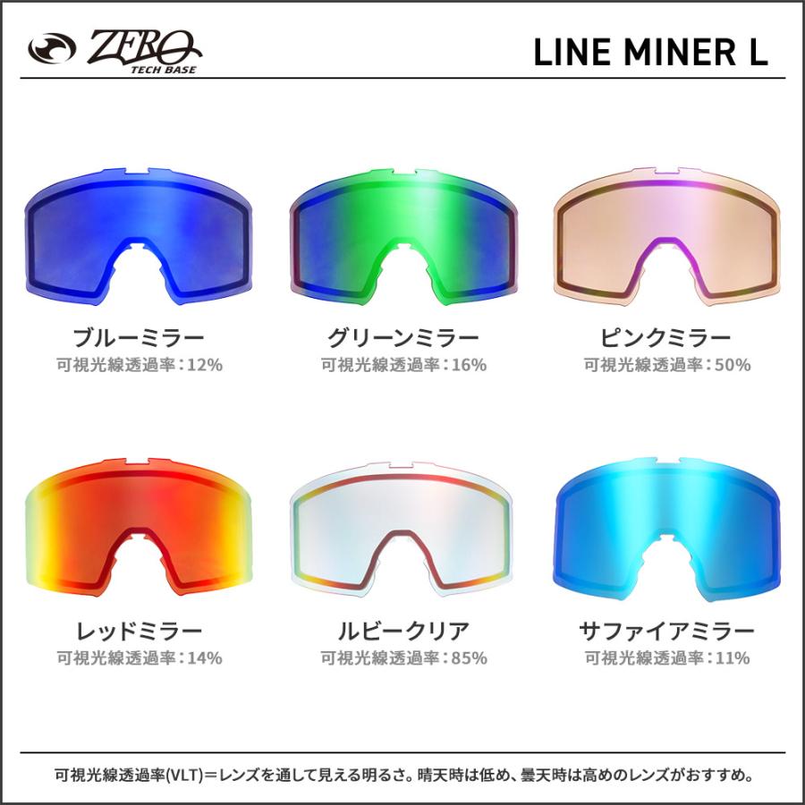 Line Miner オークリー ゴーグル 交換レンズ ラインマイナー L ZERO