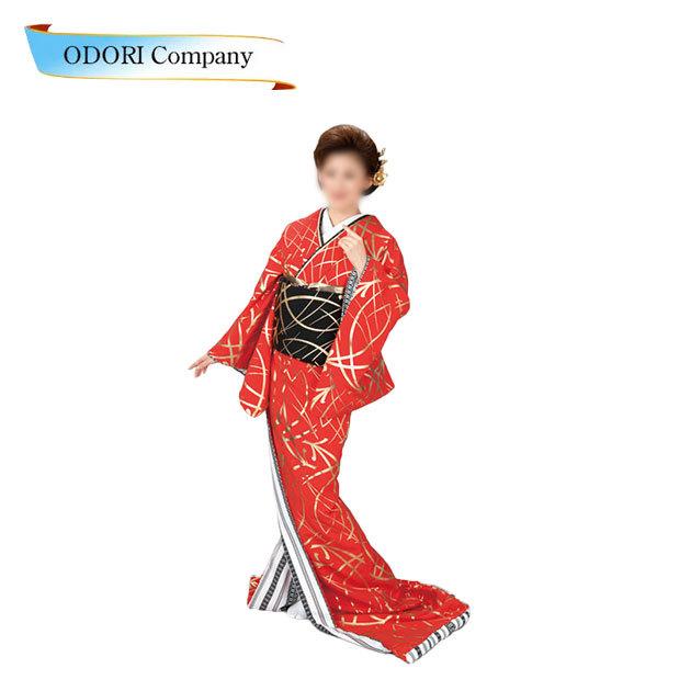 裾引き お引きずり オリジナルブランドMyきもの すそひき おひき 踊り