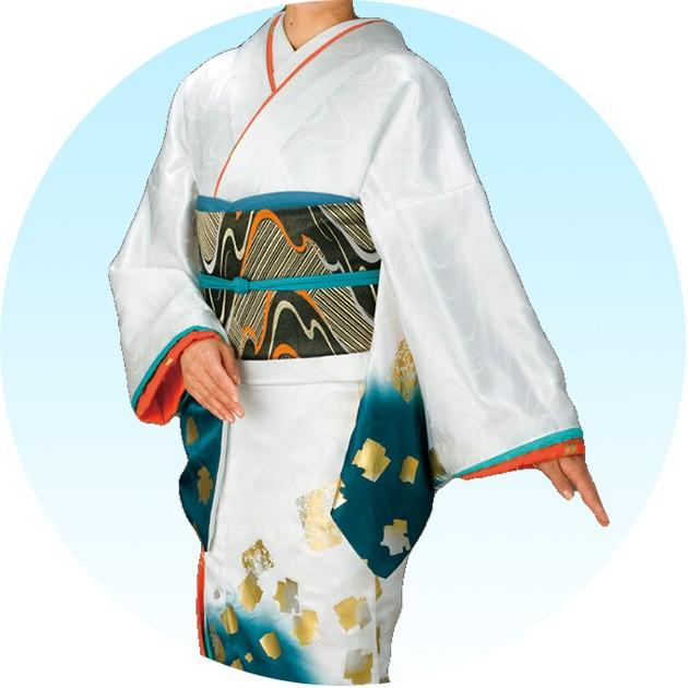 踊り 着物 裾引き 芸者着 仕立上がり ポリエステル 日本舞踊、歌謡舞踊