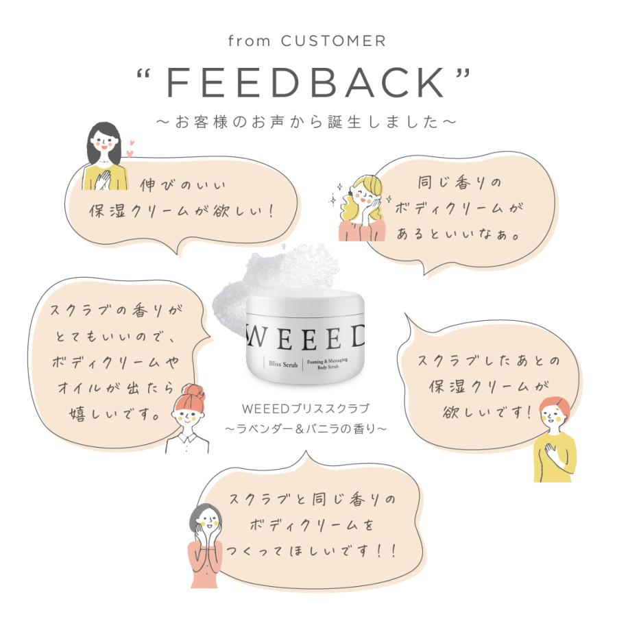 WEEED（ウィード） ボディクリーム 30g ラベンダー＆バニラの香り ミニ