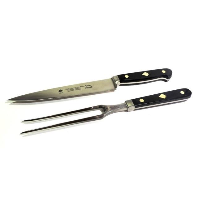 ゾーリンゲン(独）F.ハーダー カービングナイフ20cm・フォークセット