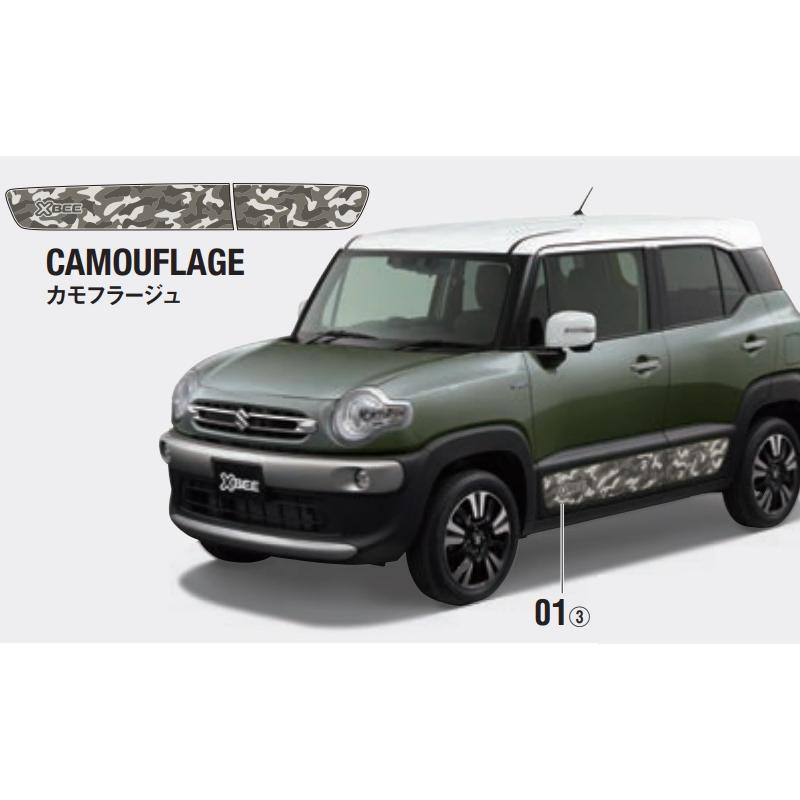 クロスビー (NUT)ドアスプラッシュガードパネルデカール