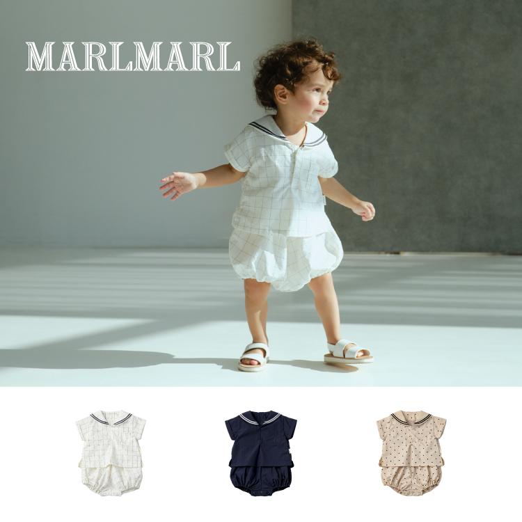 MARLMARL ロンパース ハーフパンツ3点セット 80 MARLMARL ロンパース