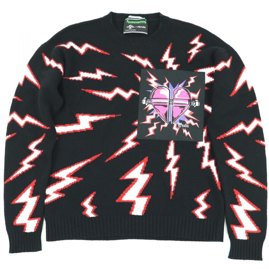 プラダ for UNIVERSAL STUDIOS 19AW ライニングニットセーター メンズ