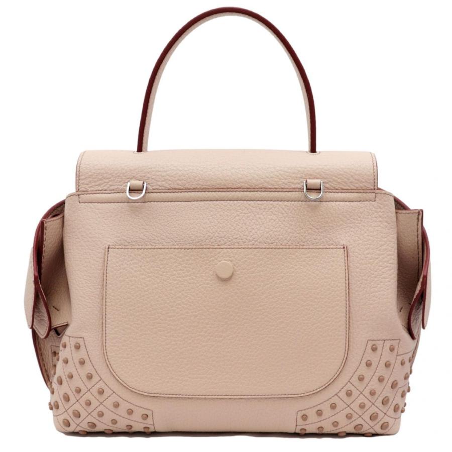 トッズ ウェーブ ミディアム レザー2wayショルダーバッグ レディース