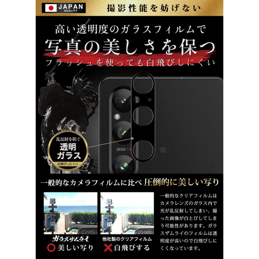 ガラスザムライ Xperia 1 VI カメラフィルム SO-51E マーク6 ガラス